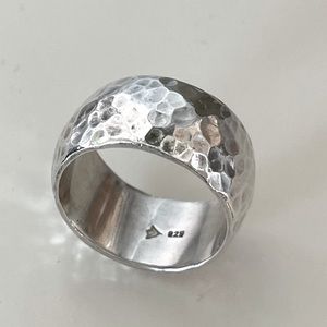 Silpada hammered ring — size 8